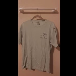 green always on vacation oversized tshirt